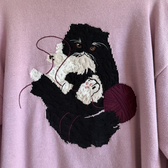 Aritzia Sundays Best Cotton Charm Cat Sweater Size small - Picture 2 of 10